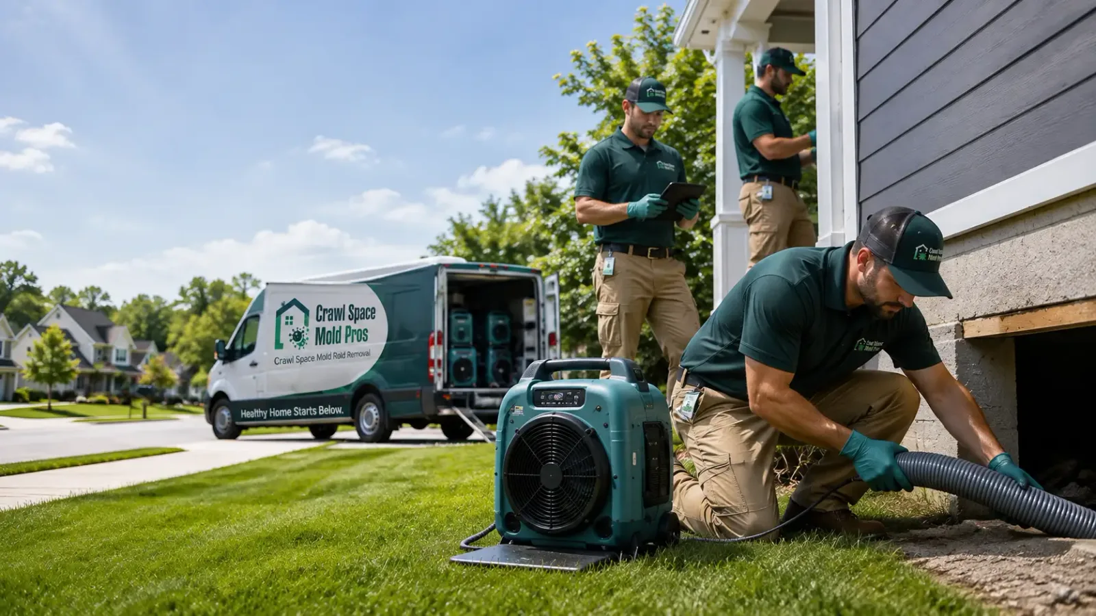 Crawl Space Mold Removal in Barrett, MN